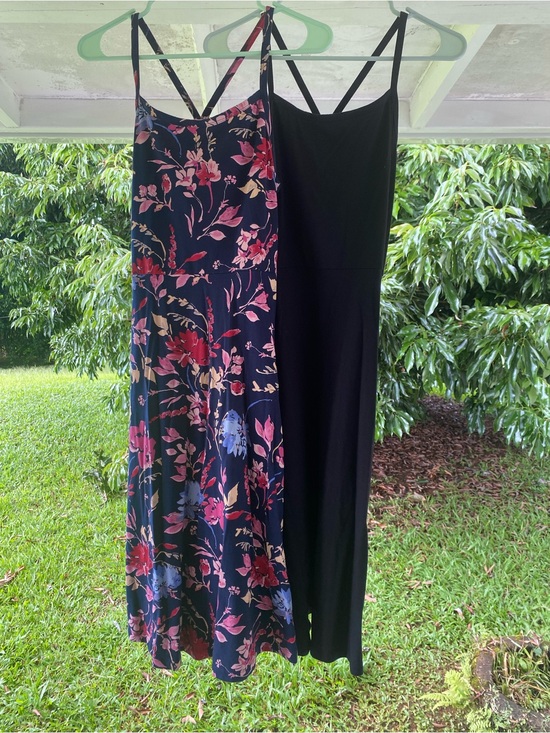 Pact Dresses & Skirts - (2) Pact fit and flare midi dresses